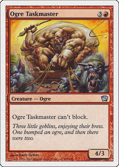 Ogre Taskmaster 9th Edition Magic card
