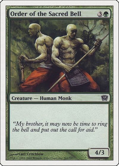 Order of the Sacred Bell 9th Edition Magic card