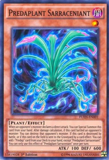 Predaplant Sarraceniant Fusion Enforcers Yu-Gi-Oh! card