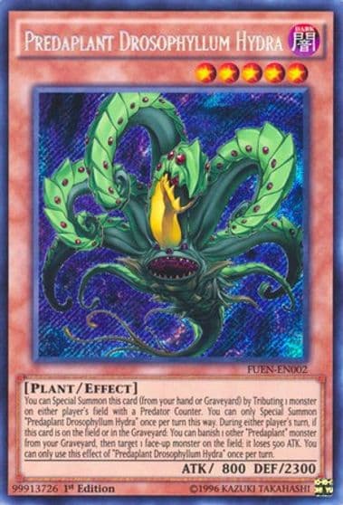 Predaplant Drosophyllum Hydra Fusion Enforcers Yu-Gi-Oh! card