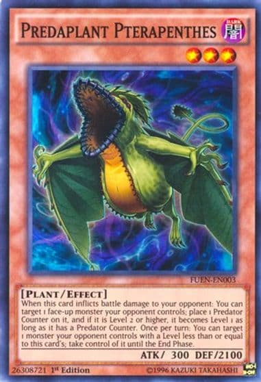 Predaplant Pterapenthes Fusion Enforcers Yu-Gi-Oh! card