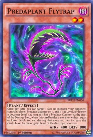 Predaplant Flytrap Fusion Enforcers Yu-Gi-Oh! card