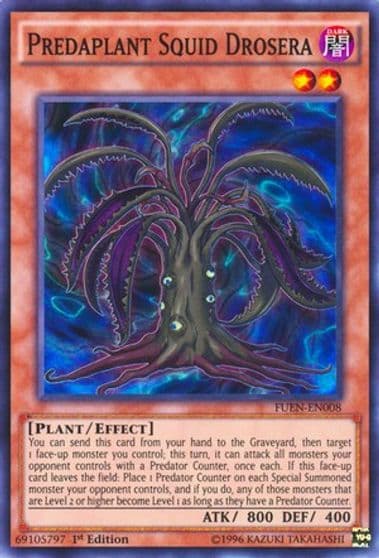 Predaplant Squid Drosera Fusion Enforcers Yu-Gi-Oh! card