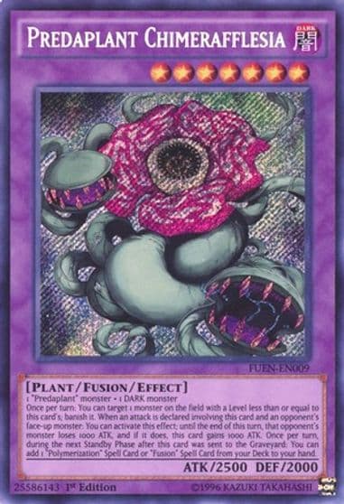 Predaplant Chimerafflesia Fusion Enforcers Yu-Gi-Oh! card