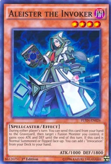 Aleister the Invoker Fusion Enforcers Yu-Gi-Oh! card