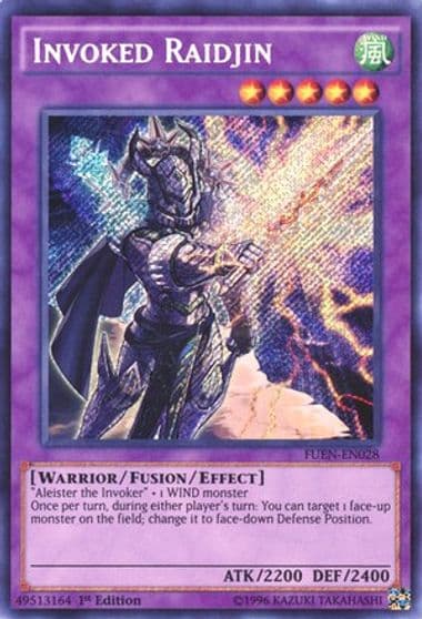 Invoked Raidjin Fusion Enforcers Yu-Gi-Oh! card