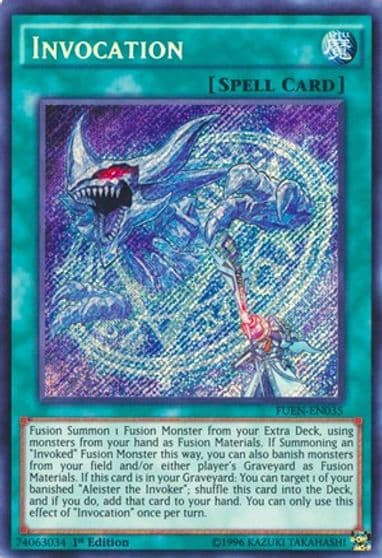 Invocation Fusion Enforcers Yu-Gi-Oh! card