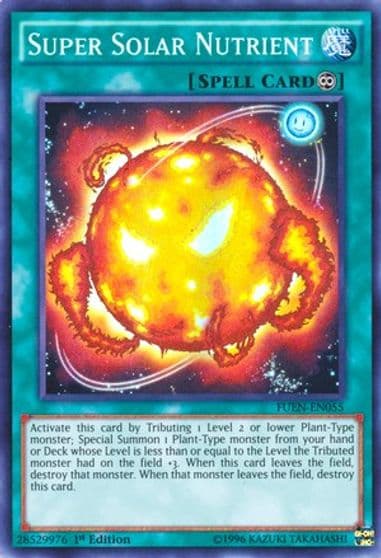 Super Solar Nutrient Fusion Enforcers Yu-Gi-Oh! card
