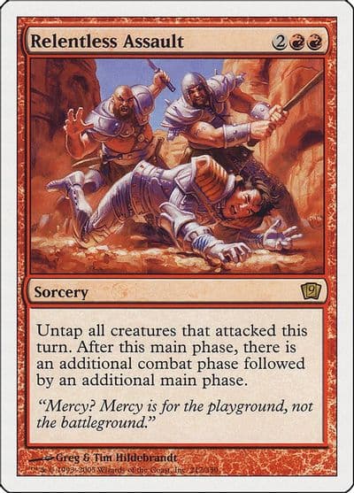 Relentless Assault 9th Edition Magic card
