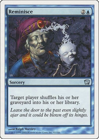Reminisce 9th Edition Magic card