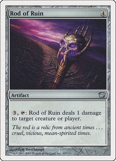 Rod of Ruin 9th Edition Magic card