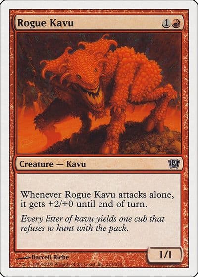Rogue Kavu 9th Edition Magic card