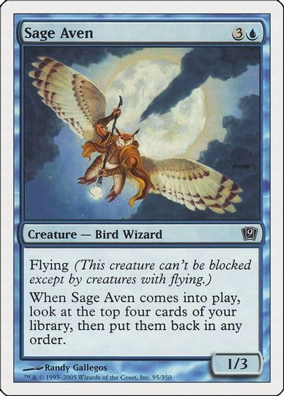 Sage Aven 9th Edition Magic card