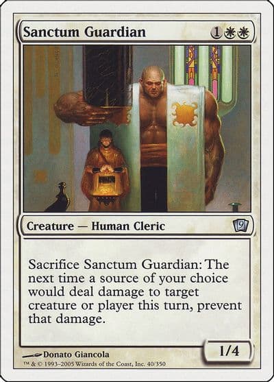 Sanctum Guardian 9th Edition Magic card