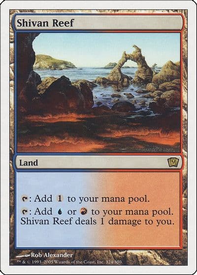 Shivan Reef 9th Edition Magic card