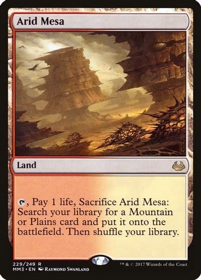 Arid Mesa Modern Masters 2017 Magic card
