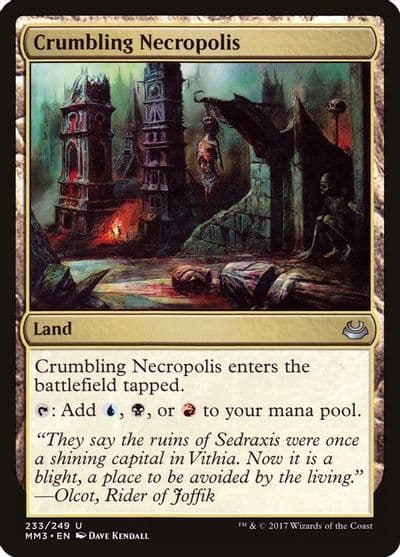 Crumbling Necropolis Modern Masters 2017 Magic card