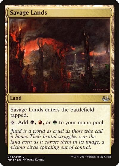 Savage Lands Modern Masters 2017 Magic card