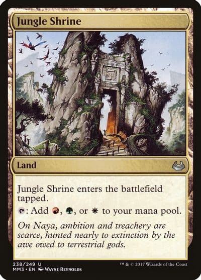 Jungle Shrine Modern Masters 2017 Magic card
