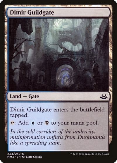 Dimir Guildgate Modern Masters 2017 Magic card