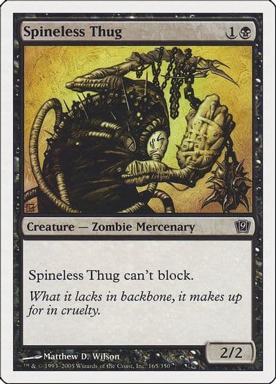 Spineless Thug 9th Edition Magic card