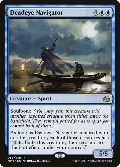 Deadeye Navigator Modern Masters 2017 Magic card