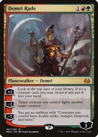Domri Rade Modern Masters 2017 Magic card