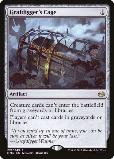 Grafdiggers Cage Modern Masters 2017 Magic card
