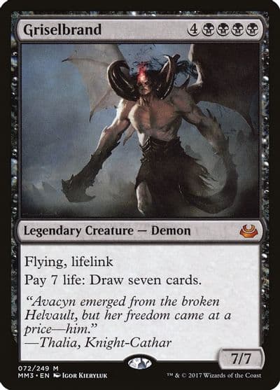 Griselbrand Modern Masters 2017 Magic card