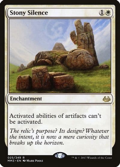 Stony Silence Modern Masters 2017 Magic card