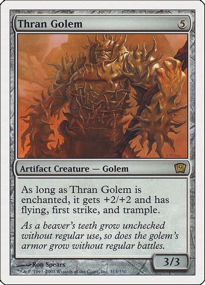 Thran Golem 9th Edition Magic card