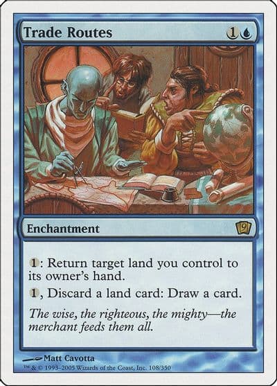 Trade Routes 9th Edition Magic card