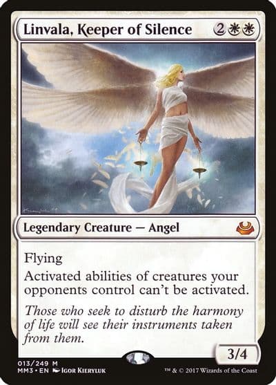 Linvala Keeper of Silence Modern Masters 2017 Magic card