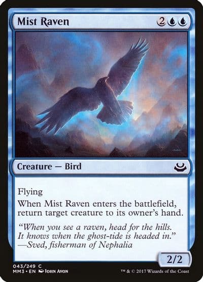 Mist Raven Modern Masters 2017 Magic card