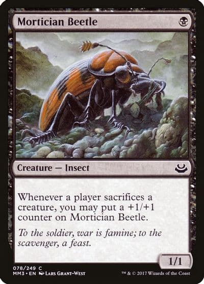 Mortician Beetle Modern Masters 2017 Magic card