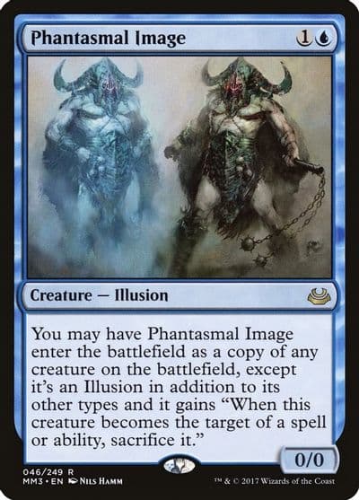 Phantasmal Image Modern Masters 2017 Magic card