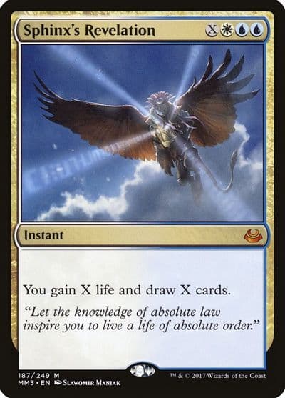 Sphinxs Revelation Modern Masters 2017 Magic card