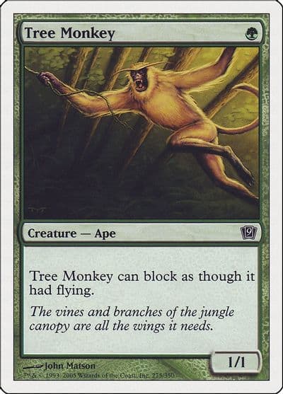 Tree Monkey 9th Edition Magic card