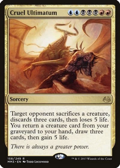 Cruel Ultimatum Modern Masters 2017 Magic card
