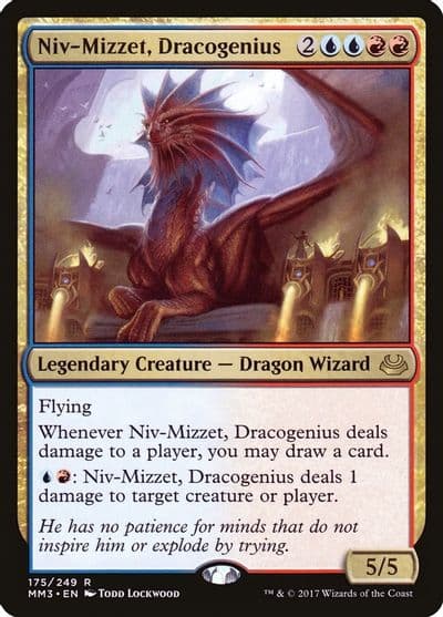 Niv Mizzet Dracogenius Modern Masters 2017 Magic card
