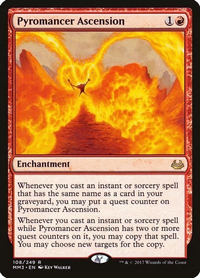 Pyromancer Ascension Modern Masters 2017 Magic card