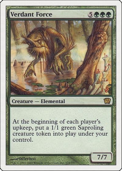 Verdant Force 9th Edition Magic card