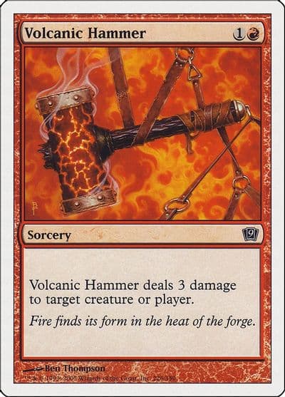 Volcanic Hammer 9th Edition Magic card