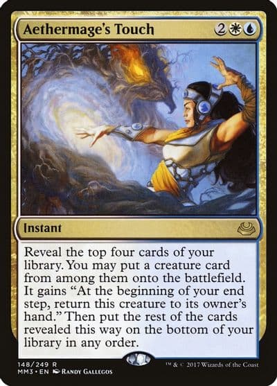 Aethermages Touch Modern Masters 2017 Magic card