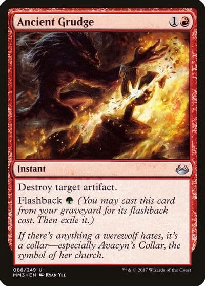 Ancient Grudge Modern Masters 2017 Magic card