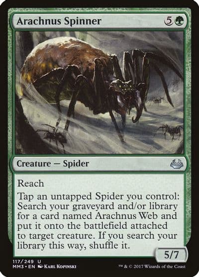 Arachnus Spinner Modern Masters 2017 Magic card