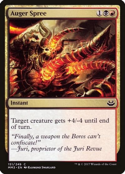 Auger Spree Modern Masters 2017 Magic card