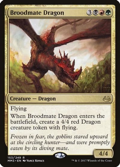 Broodmate Dragon Modern Masters 2017 Magic card