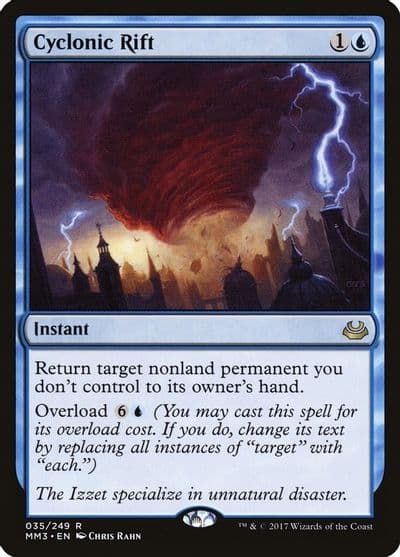 Cyclonic Rift Modern Masters 2017 Magic card