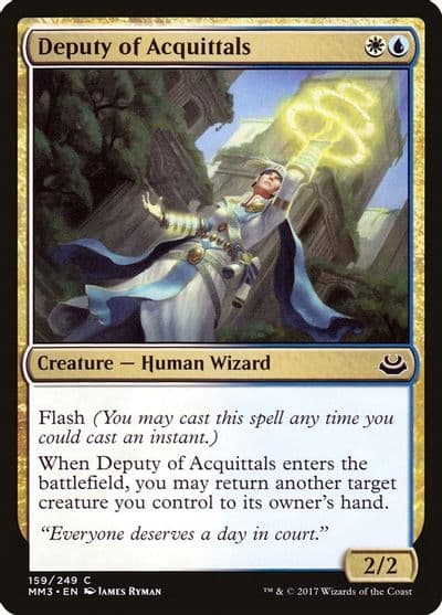 Deputy of Acquittals Modern Masters 2017 Magic card